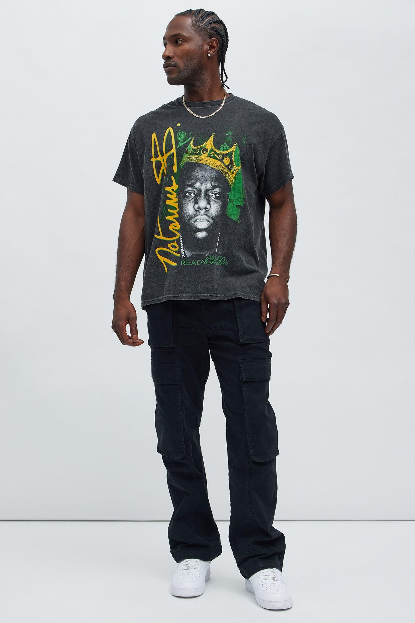 Notorious BIG GOAT Oversized Short Sleeve Tee - Black Product Image