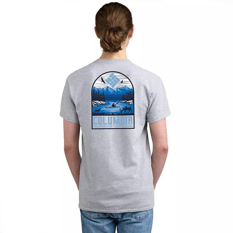 Mens Columbia Americana Adventure Print Short Sleeve Graphic Tee Product Image