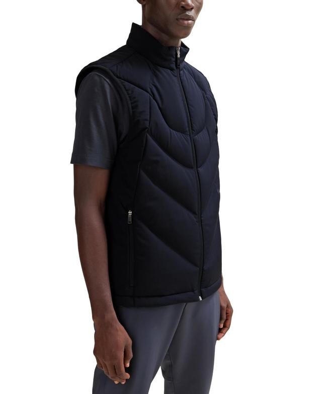 Mens Water-Repellent Regular-Fit Gilet Vest with Down Filling Product Image