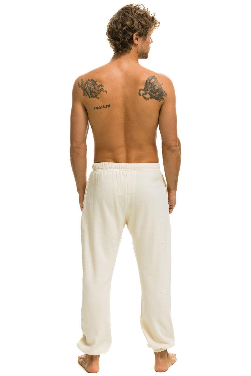 LOGO SWEATPANTS - VINTAGE WHITE Male Product Image