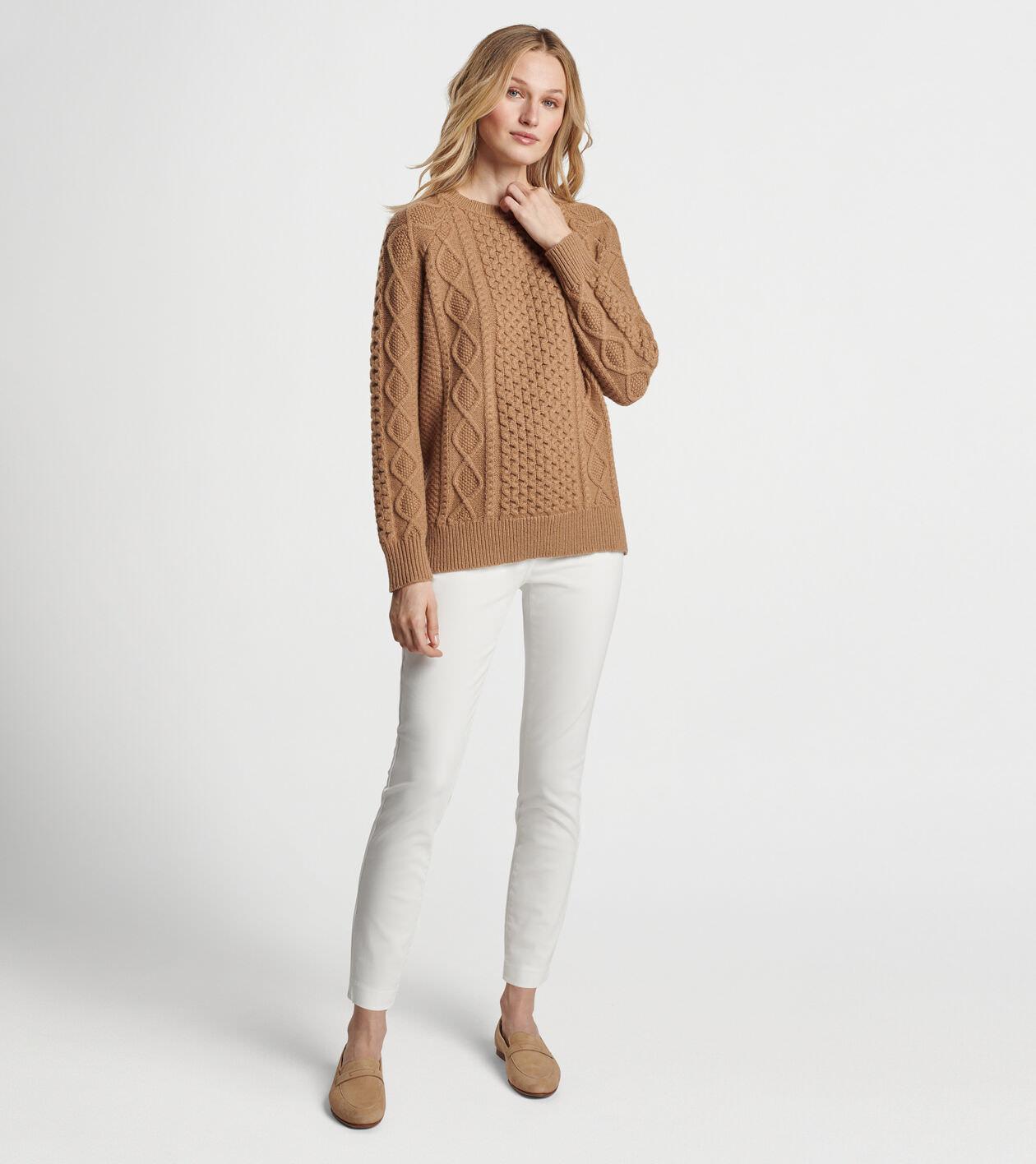 Grace Cable Knit Crew Sweater product image