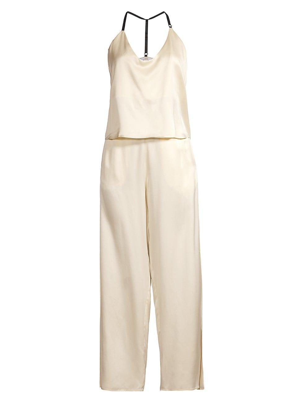 Womens Washable Silk Cami & Pants Set Product Image