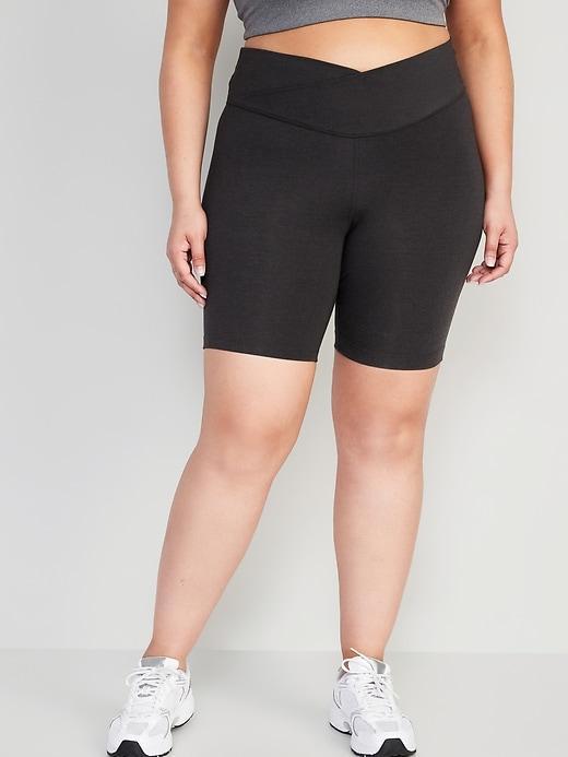 Extra High-Waisted PowerChill Biker Shorts -- 8-inch inseam Product Image