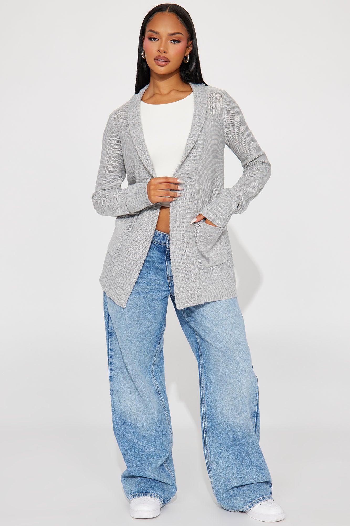 Moments After Cardigan - Heather Grey Product Image