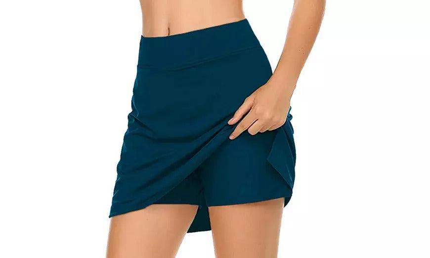 Women’s Active Stretch Running Sports Tennis Skirt Female Product Image