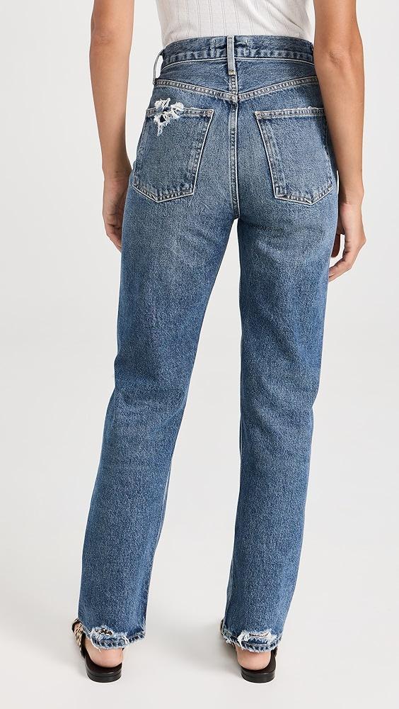 AGOLDE 90's Pinch Waist High Rise Straight Jeans | Shopbop Product Image