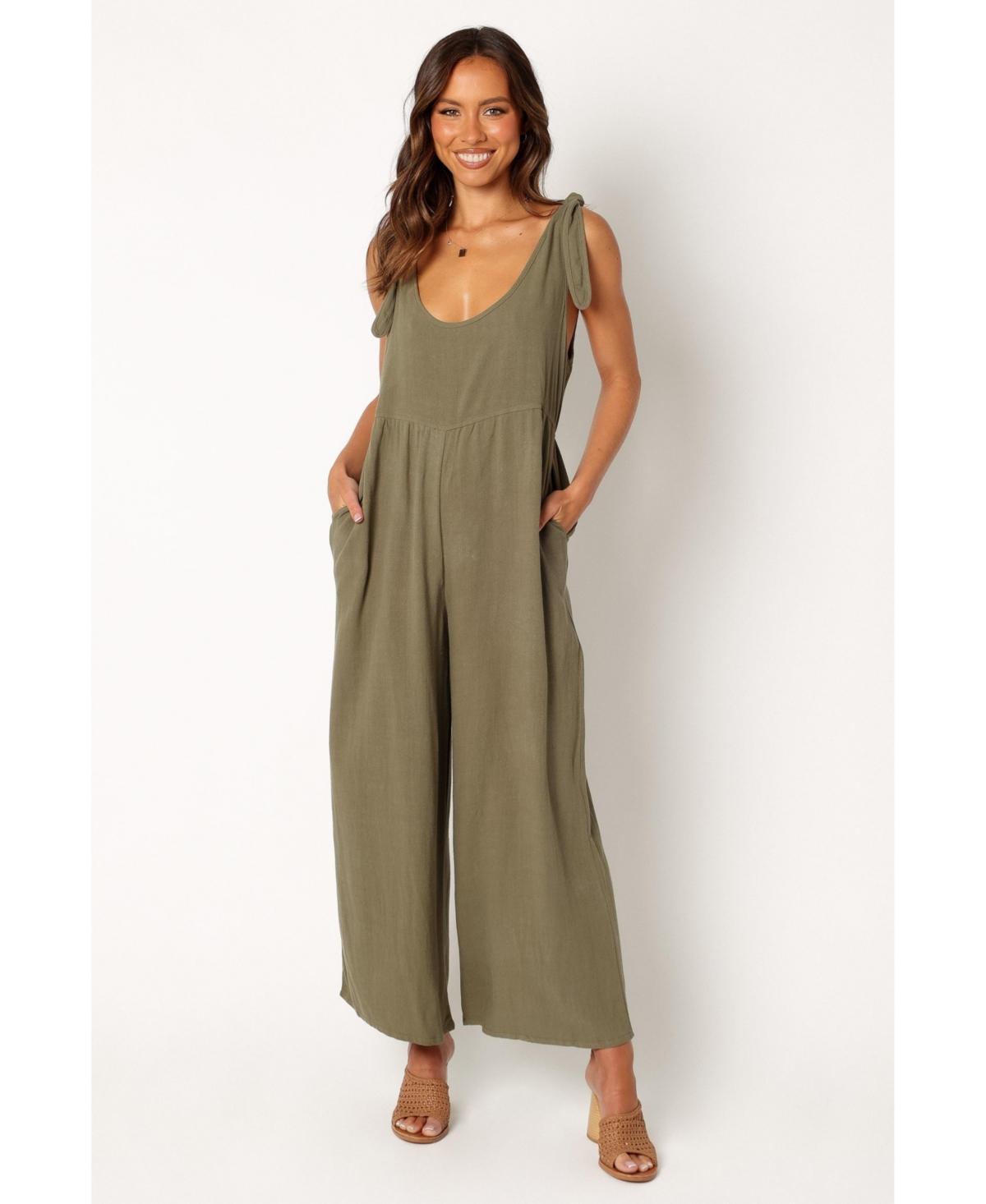 Petal and Pup Womens Ayla Linen Jumpsuit Product Image