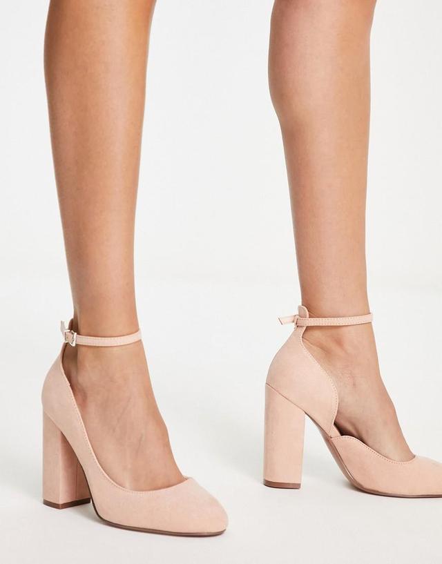 ASOS DESIGN Placid high block heels Product Image