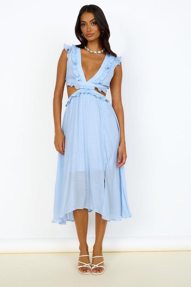 Angel Numbers Maxi Dress Blue Product Image