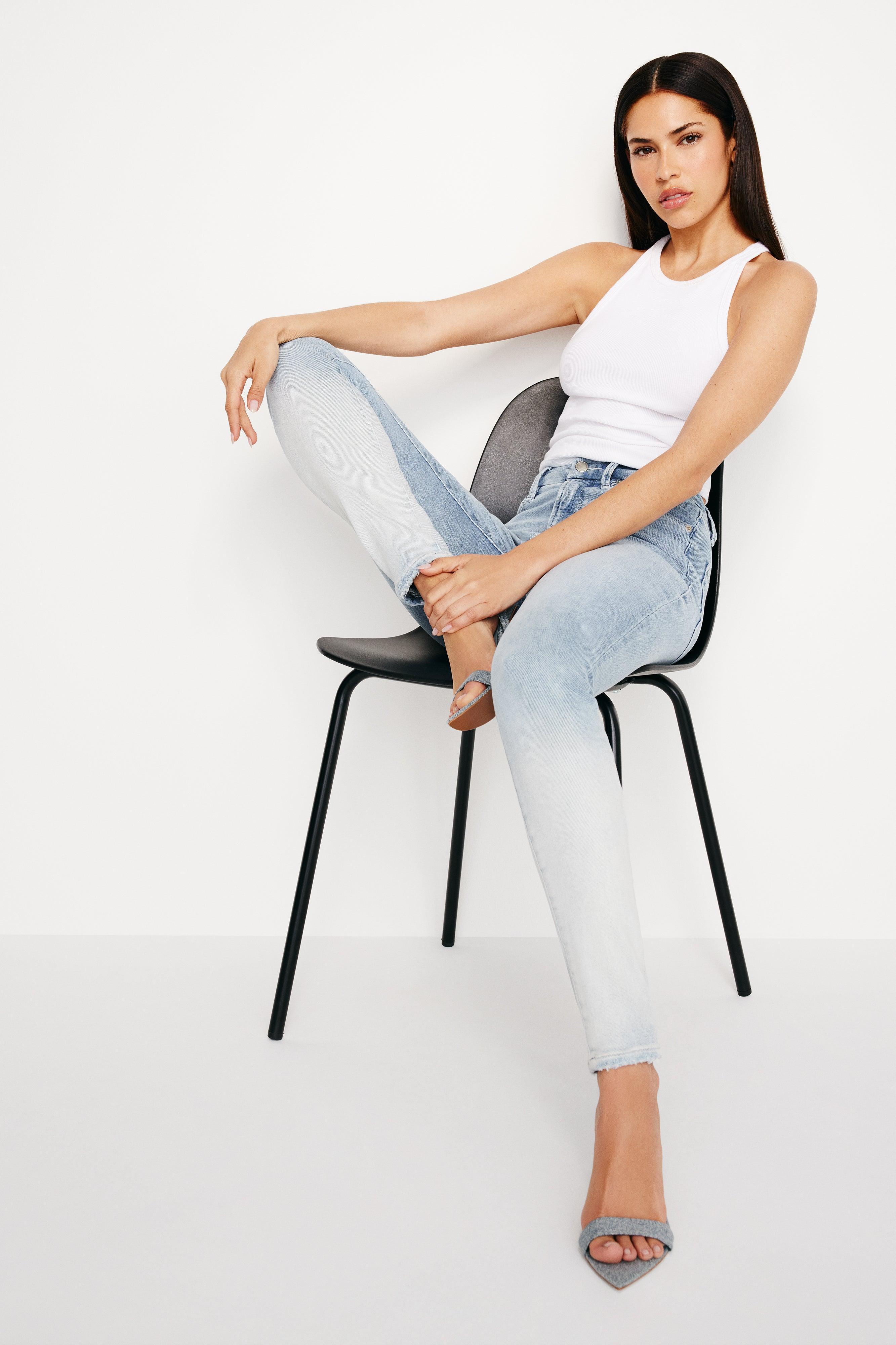 GOOD WAIST SKINNY JEANS | INDIGO663 Product Image