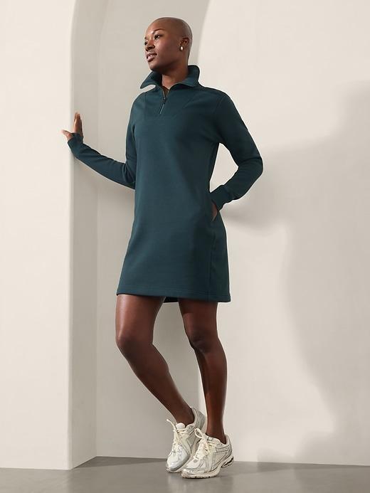 Cozy Karma 1/2 Zip Dress Product Image