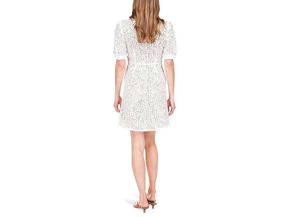 MICHAEL Michael Kors Lace V-Neck Mod Dress Women's Dress Product Image