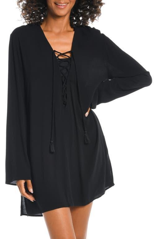 La Blanca V-Neck Cover-Up Tunic Dress Product Image