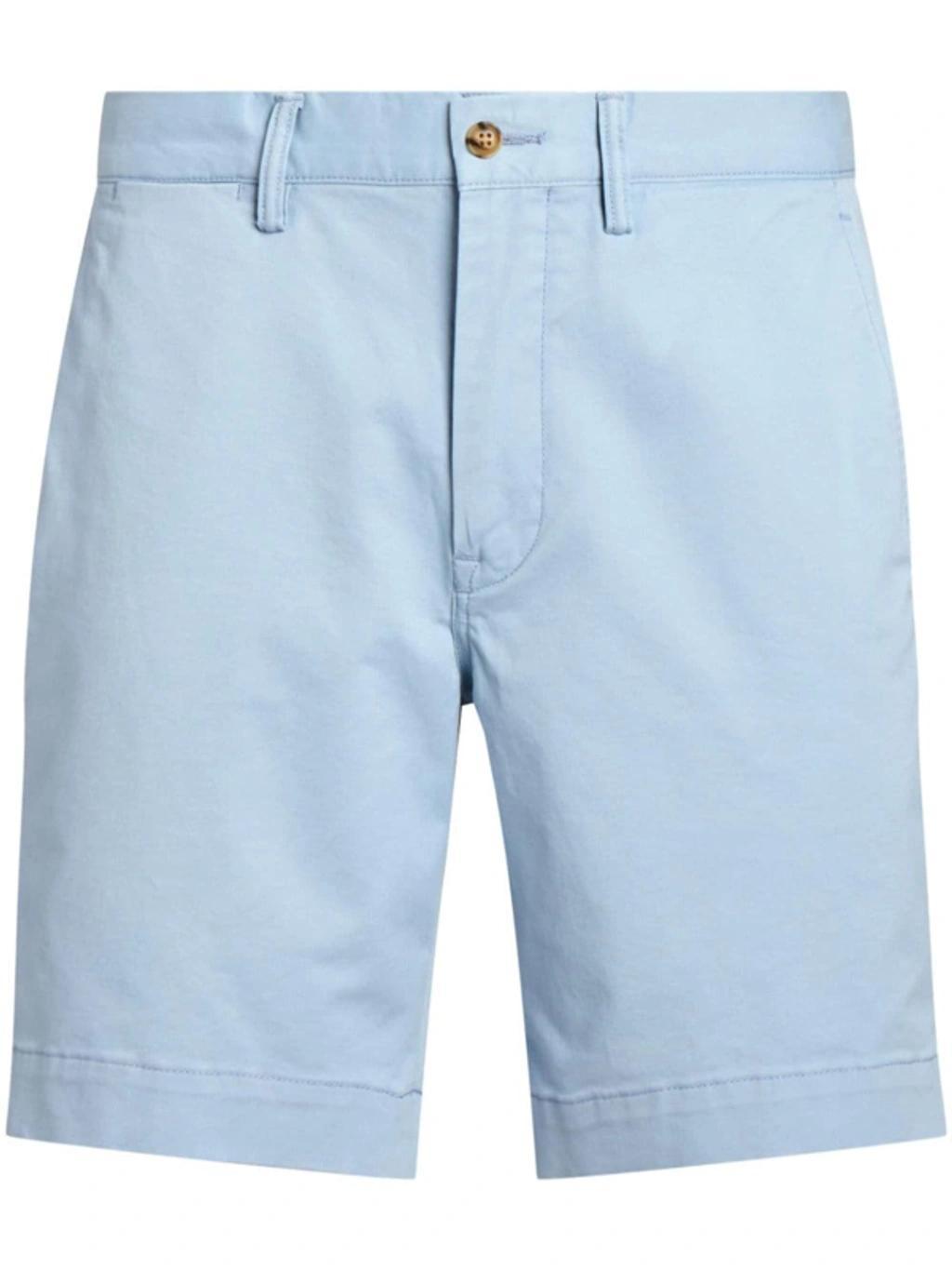 Polo Pony Embroidered Shorts In Blue Product Image