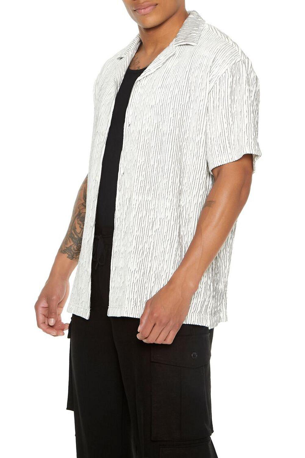 Textured Cuban-Collar Shirt | Forever 21 Product Image