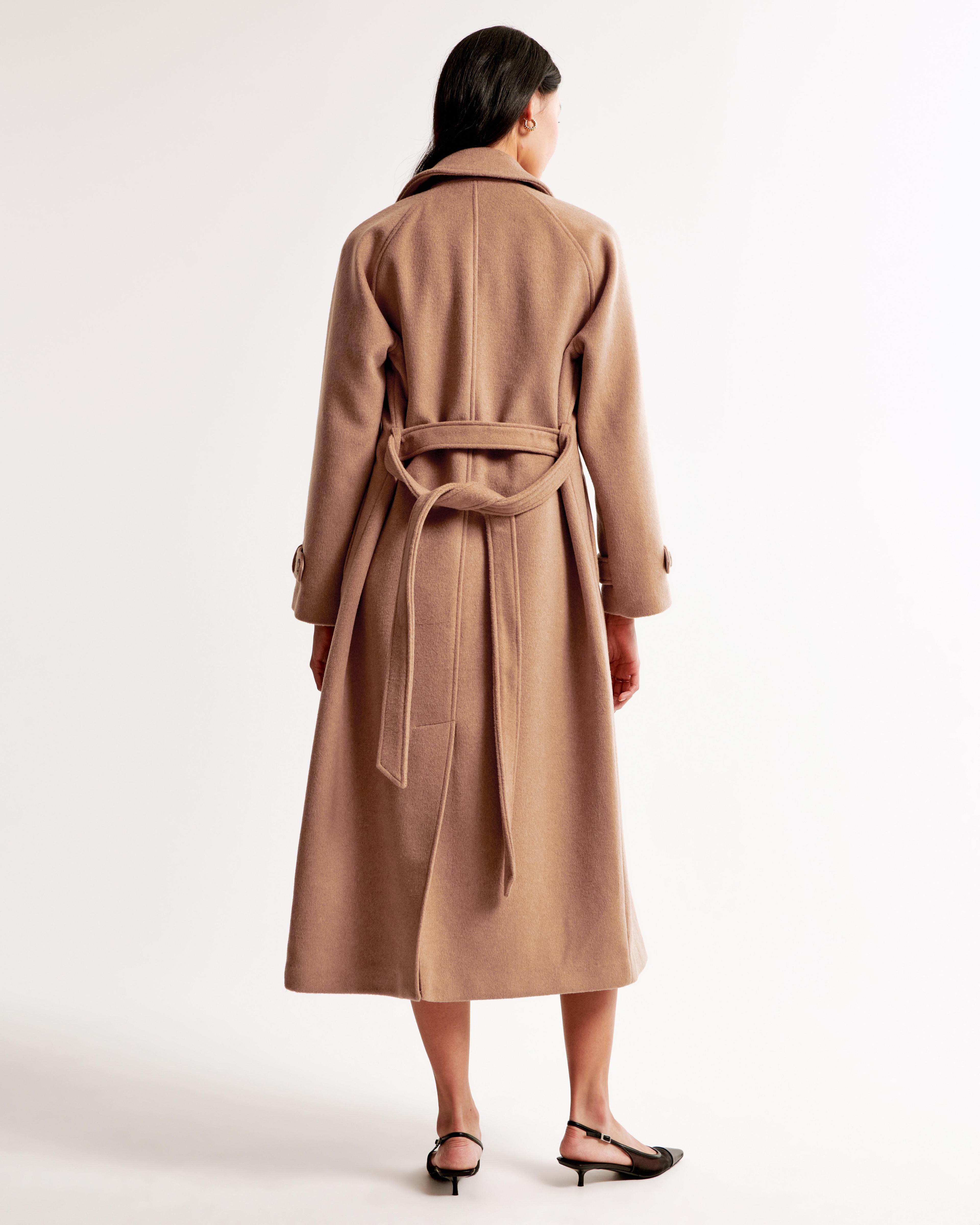 Wool-Blend Trench Coat Product Image