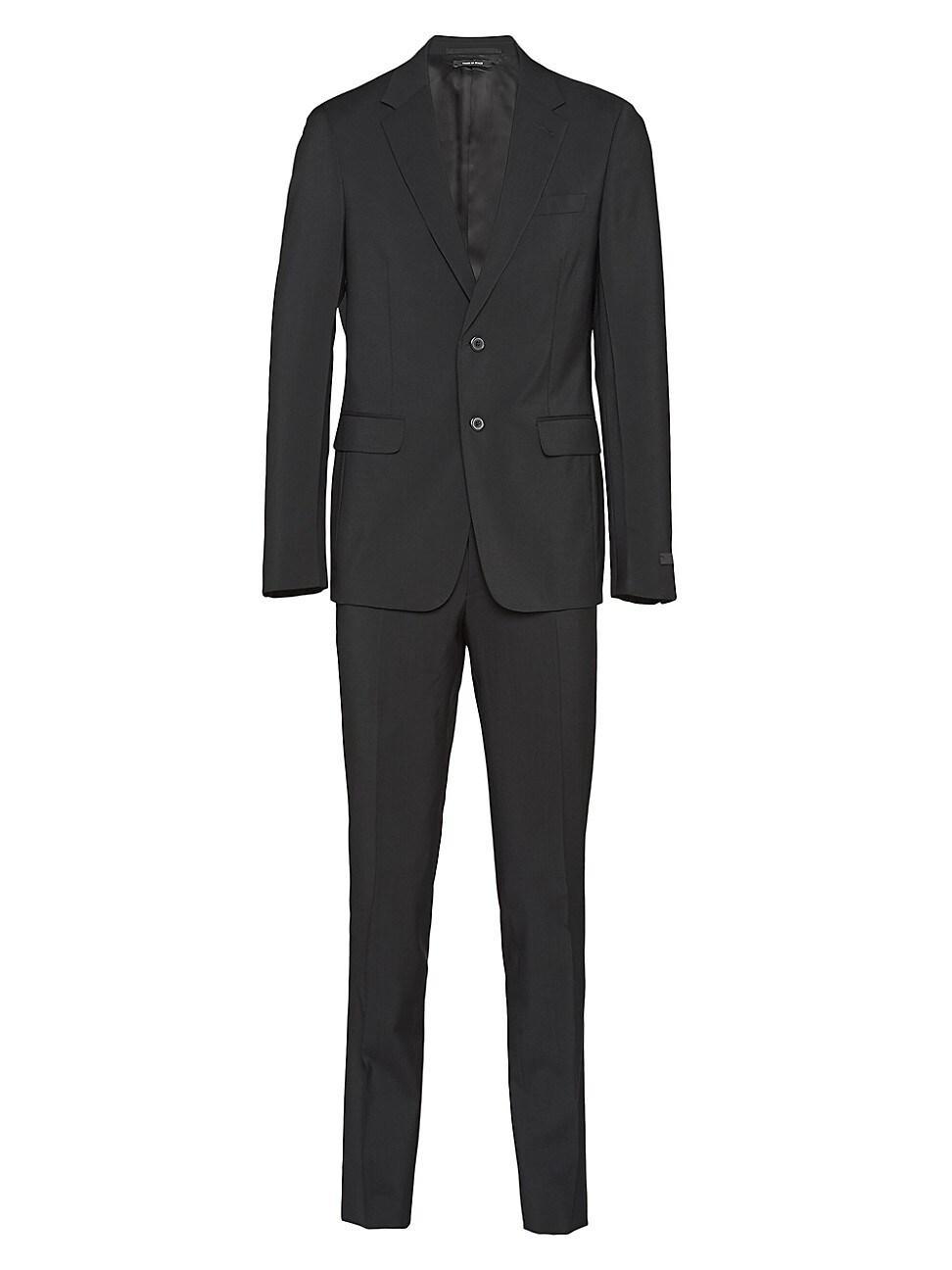 Mens Single Breasted Wool And Mohair Suit Product Image