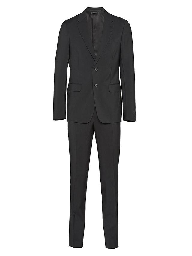 Mens Wool-Mohair Solid Suit Product Image