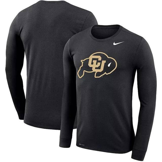 Mens Nike Navy Penn State Nittany Lions Legend Wordmark Performance Long Sleeve T-Shirt Product Image