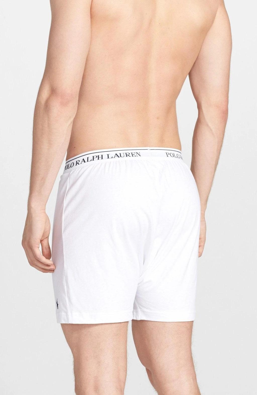 POLO RALPH LAUREN 3-pack Cotton Boxers In White Product Image