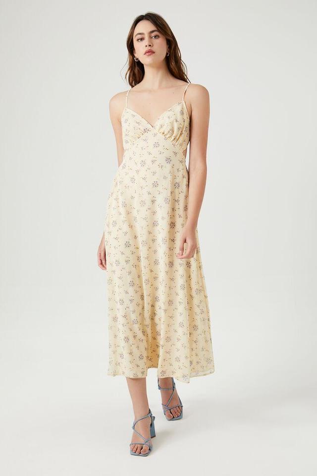 Ditsy Floral Print Midi Dress | Forever 21 Product Image