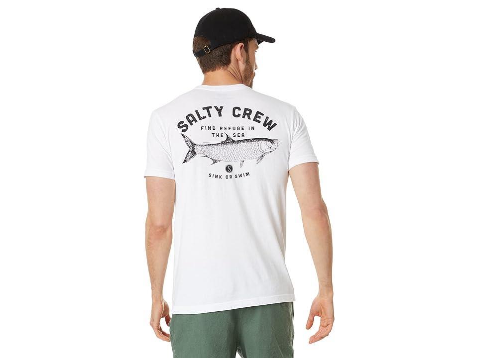 Salty Crew Tarpon Short Sleeve Tee (White) Men's Clothing Product Image