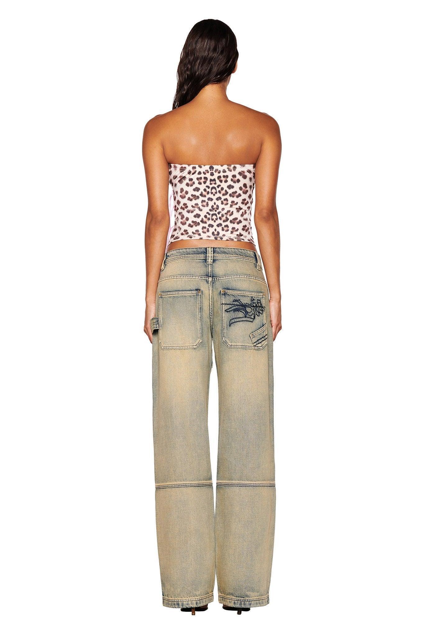 ARLY TOP - NEUTRAL : LEOPARD : WILD CARD Product Image