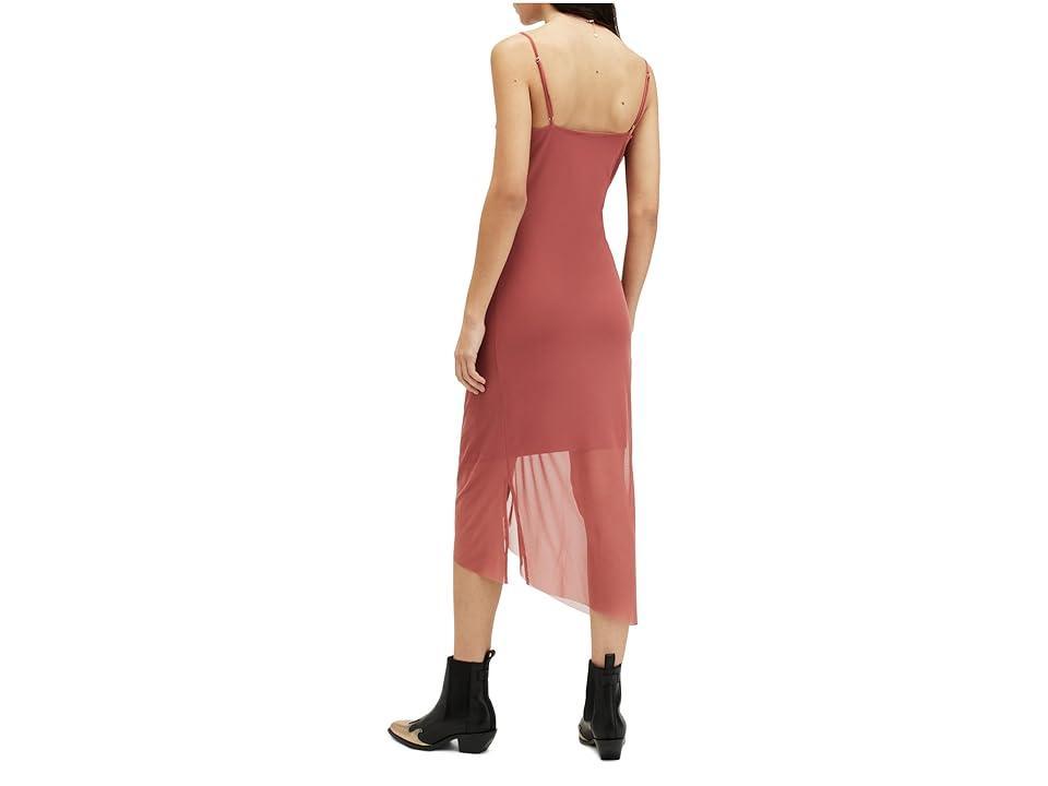 Allsaints Ulla Mesh Midi Dress Product Image