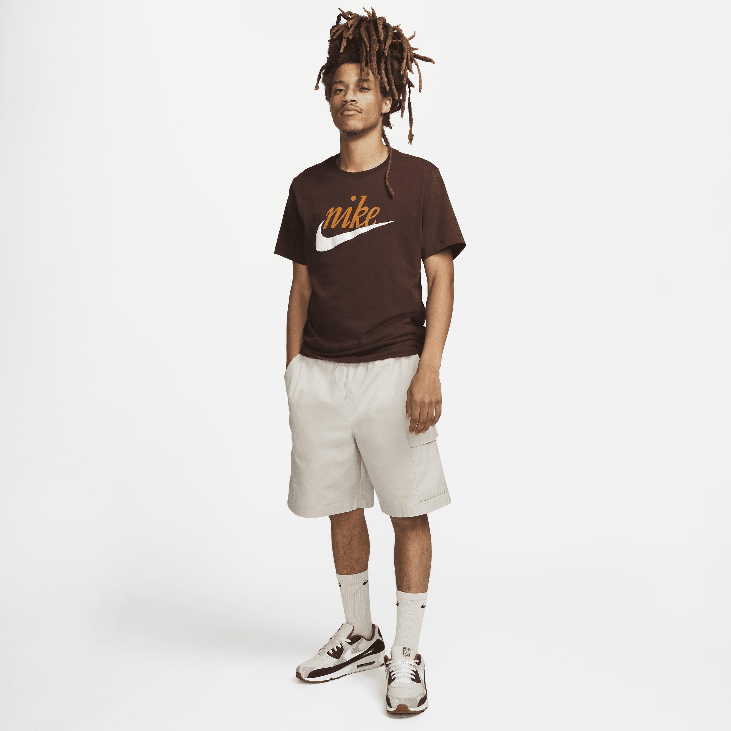 Nike Mens Nike Club Cargo Shorts - Mens White/Brown/White Product Image