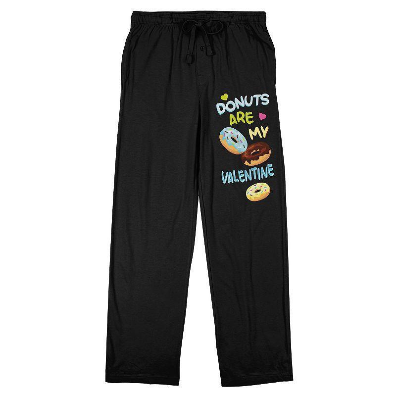 Mens Valentines Day Donuts Are My Valentine Sleep Pants Product Image