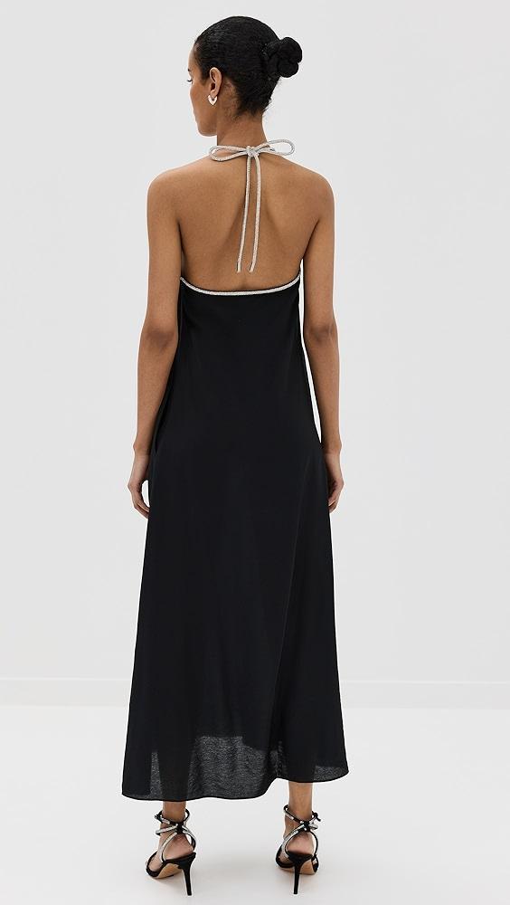 SIMKHAI Onyx Halter Neck Maxi Dress | Shopbop Product Image