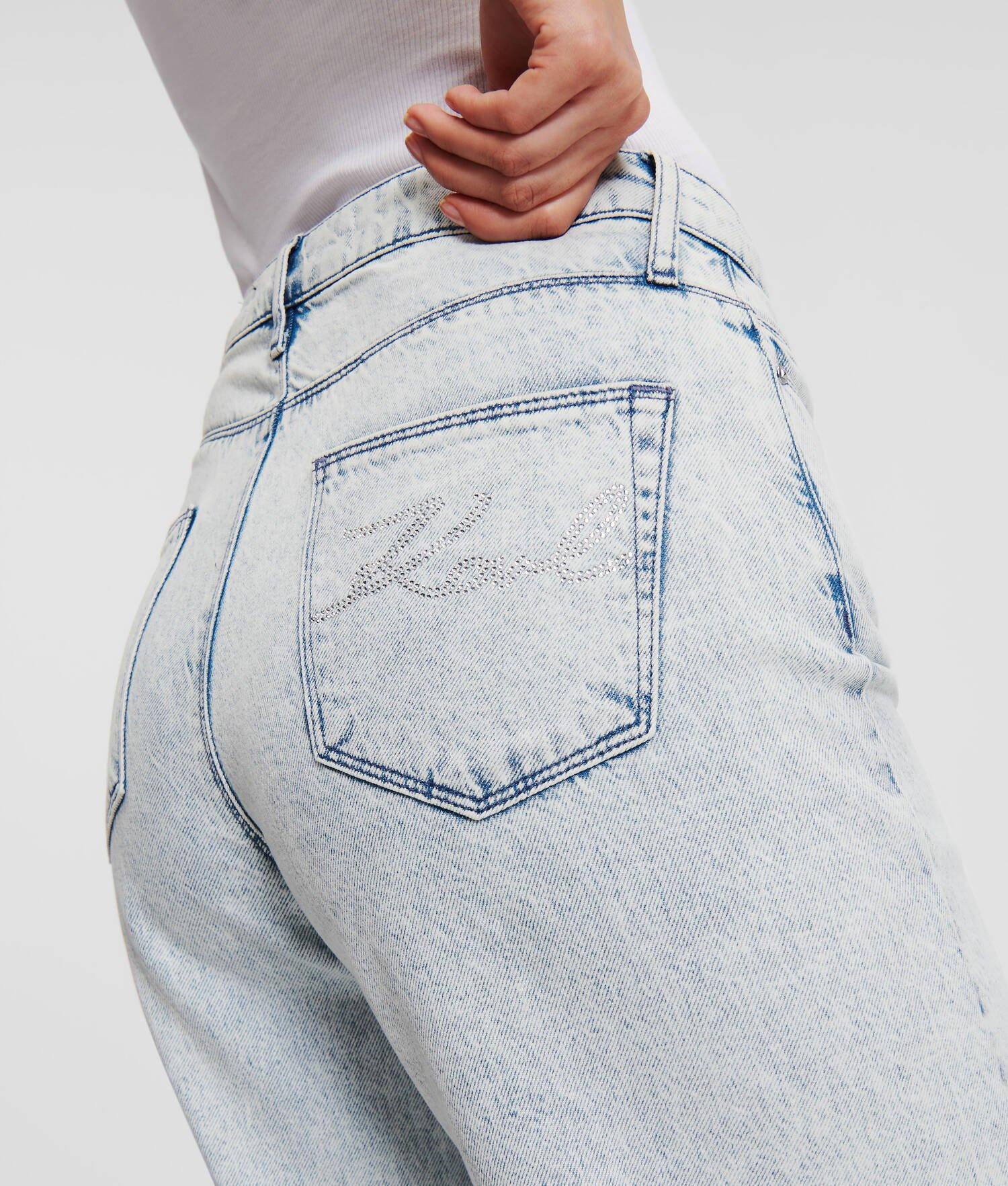 WIDE-LEG MID-RISE JEANS Product Image