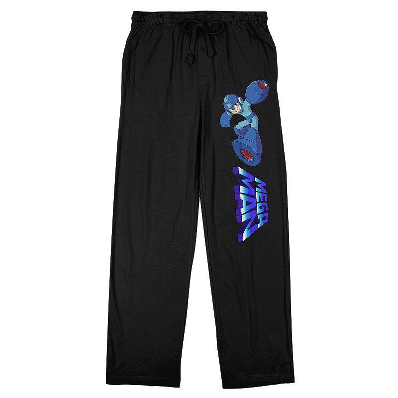 Mens Mega Man Punch Pajama Pants Product Image