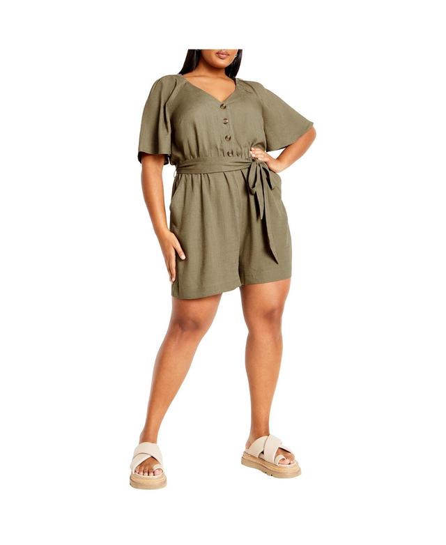 City Chic Womens Brielle Romper Product Image