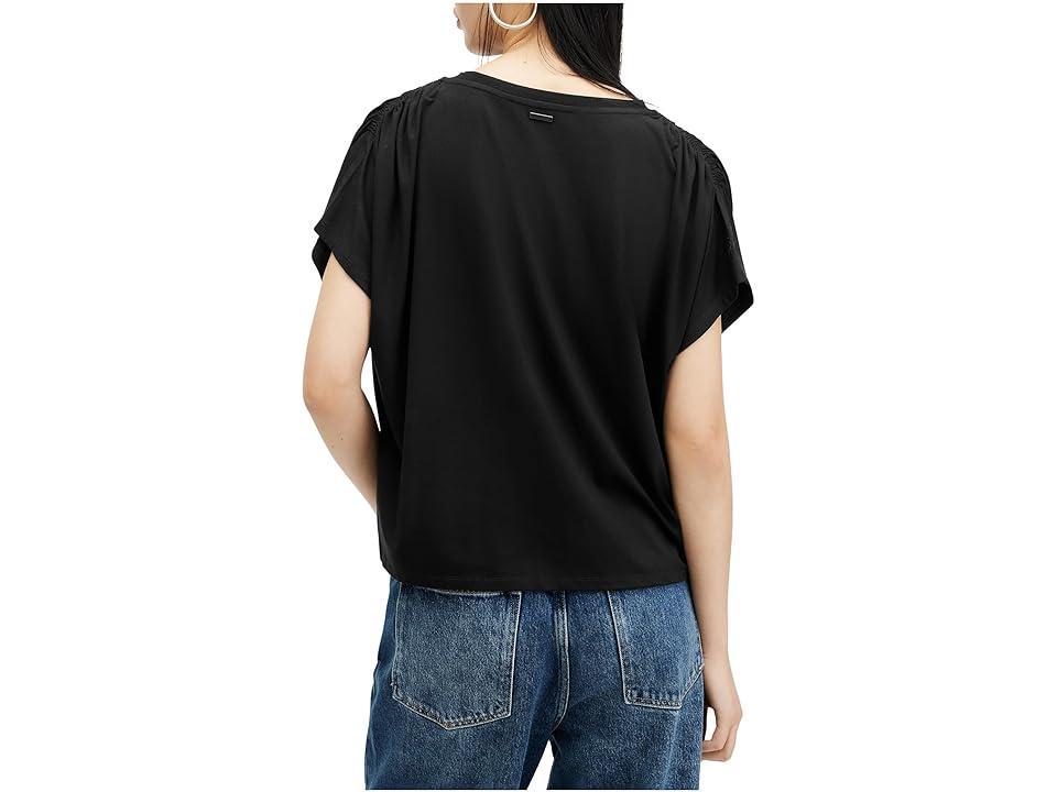 AllSaints Natalie Ruched Shoulder T-Shirt Product Image