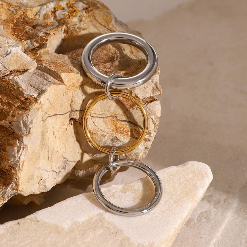 Metallic Layered Ring Product Image