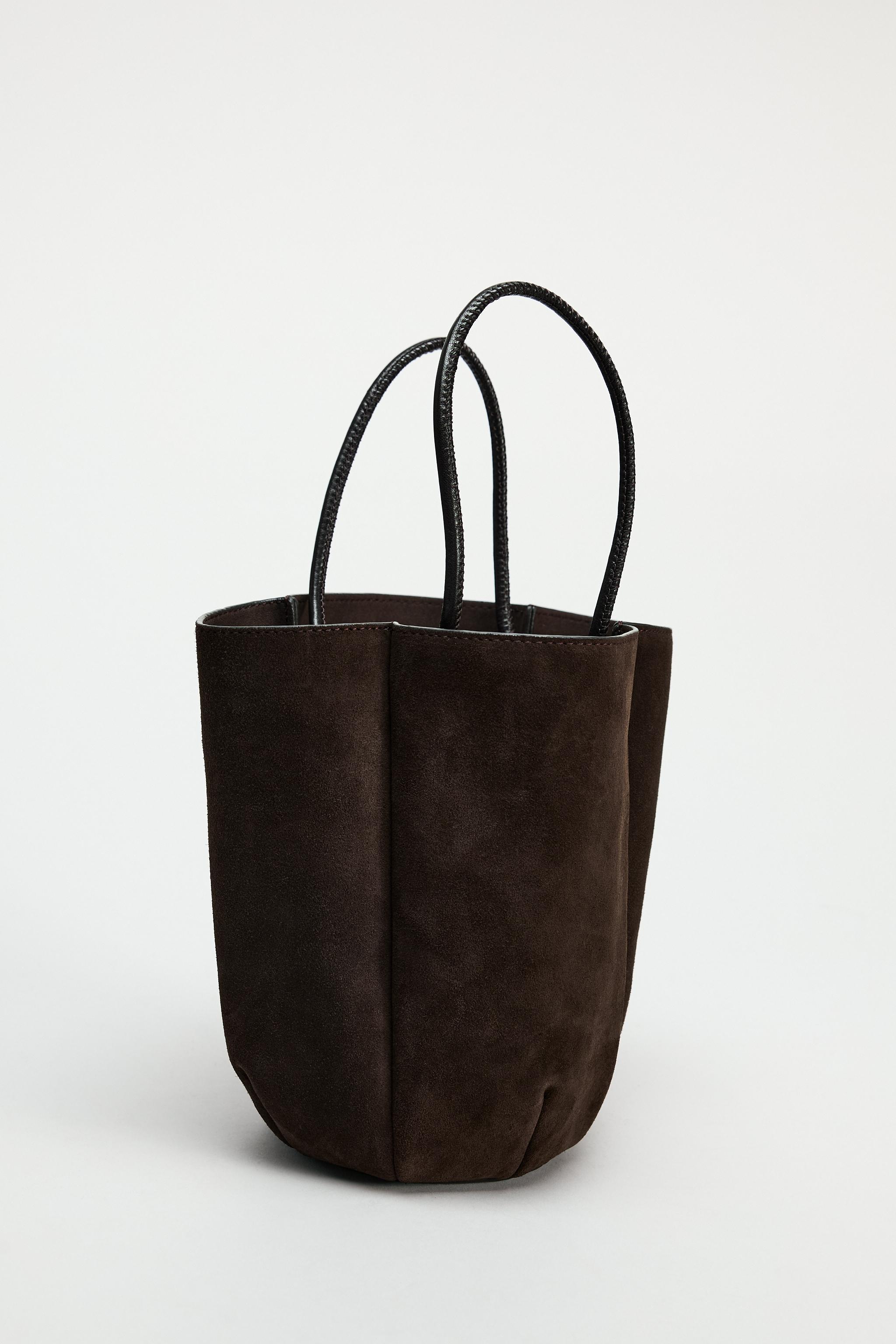 MINI LEATHER BUCKET BAG Product Image