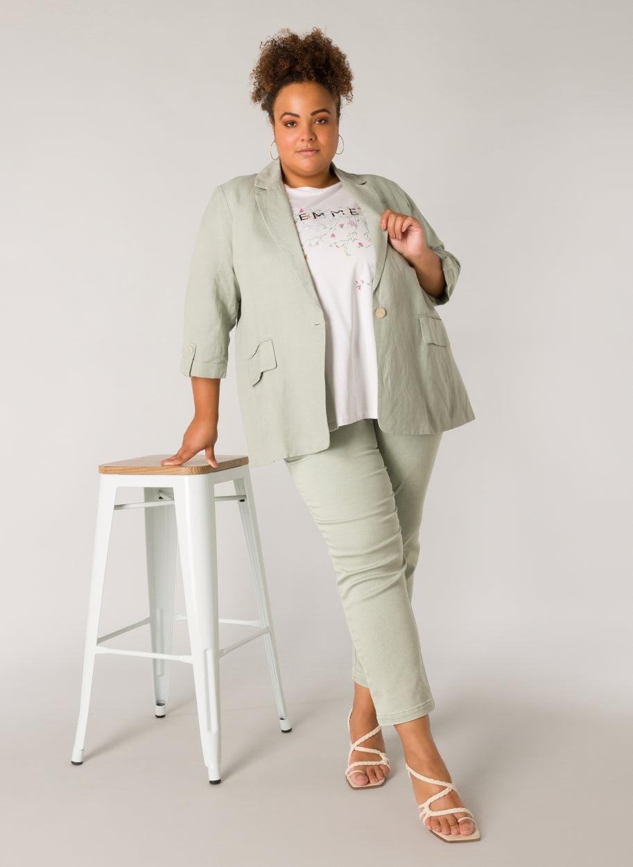 Yesta Hermien Linen Blazer Product Image