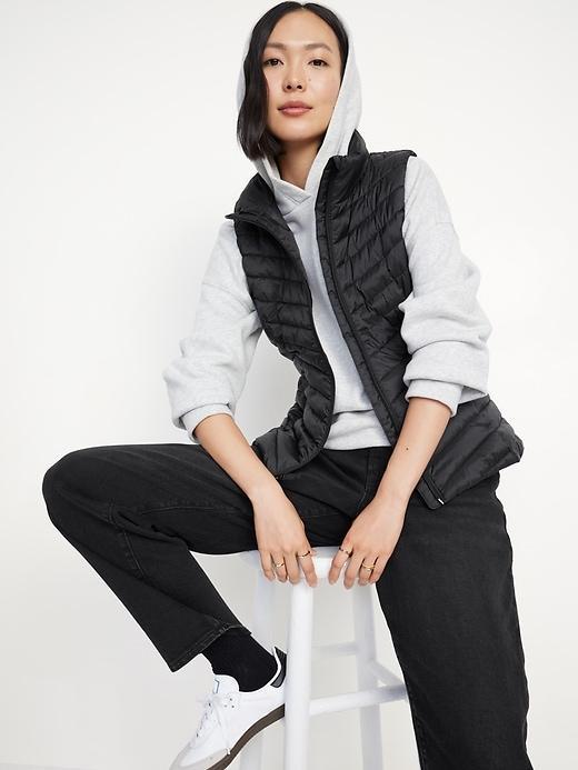 Narrow-Channel Puffer Vest Product Image