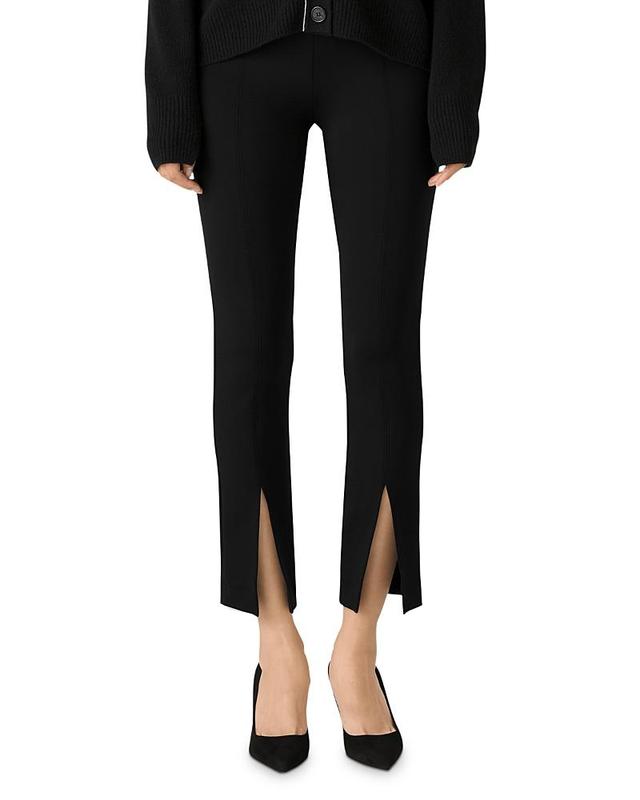 St. John Marie Double Knit Split Hem Pants - 8 - 8 - Female Product Image