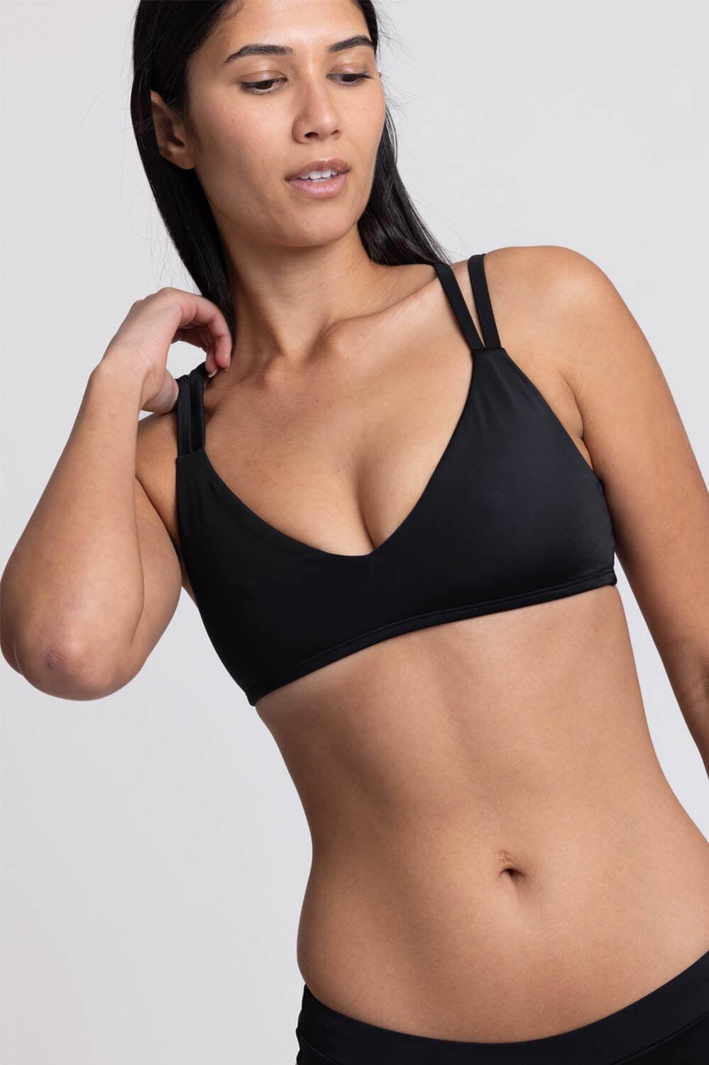 Suzy Bikini Top - Black Female Product Image