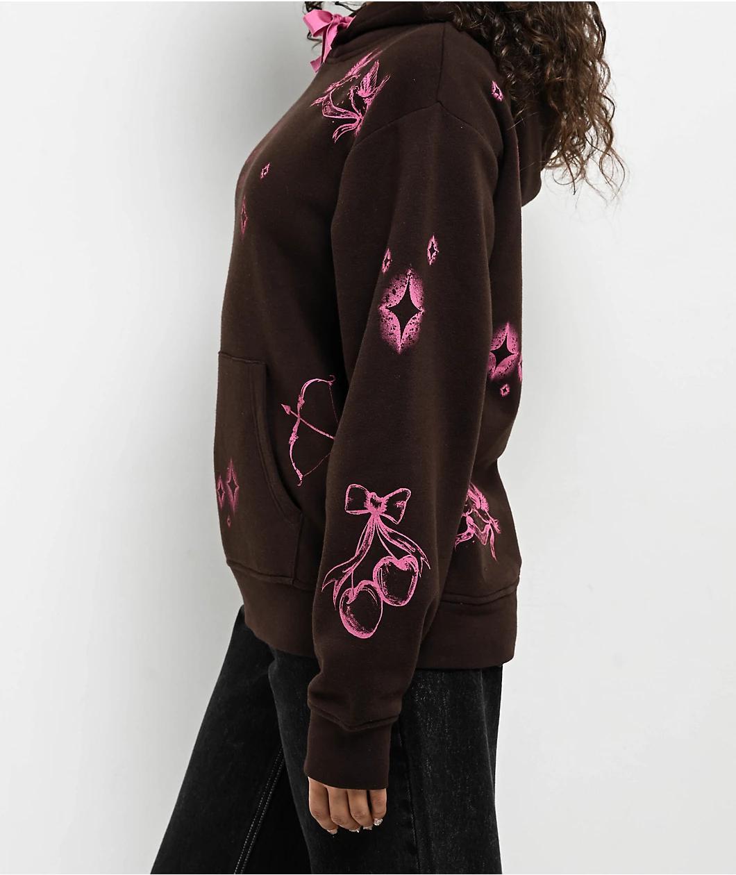 Empyre Laroso Ribbon Brown Hoodie Product Image