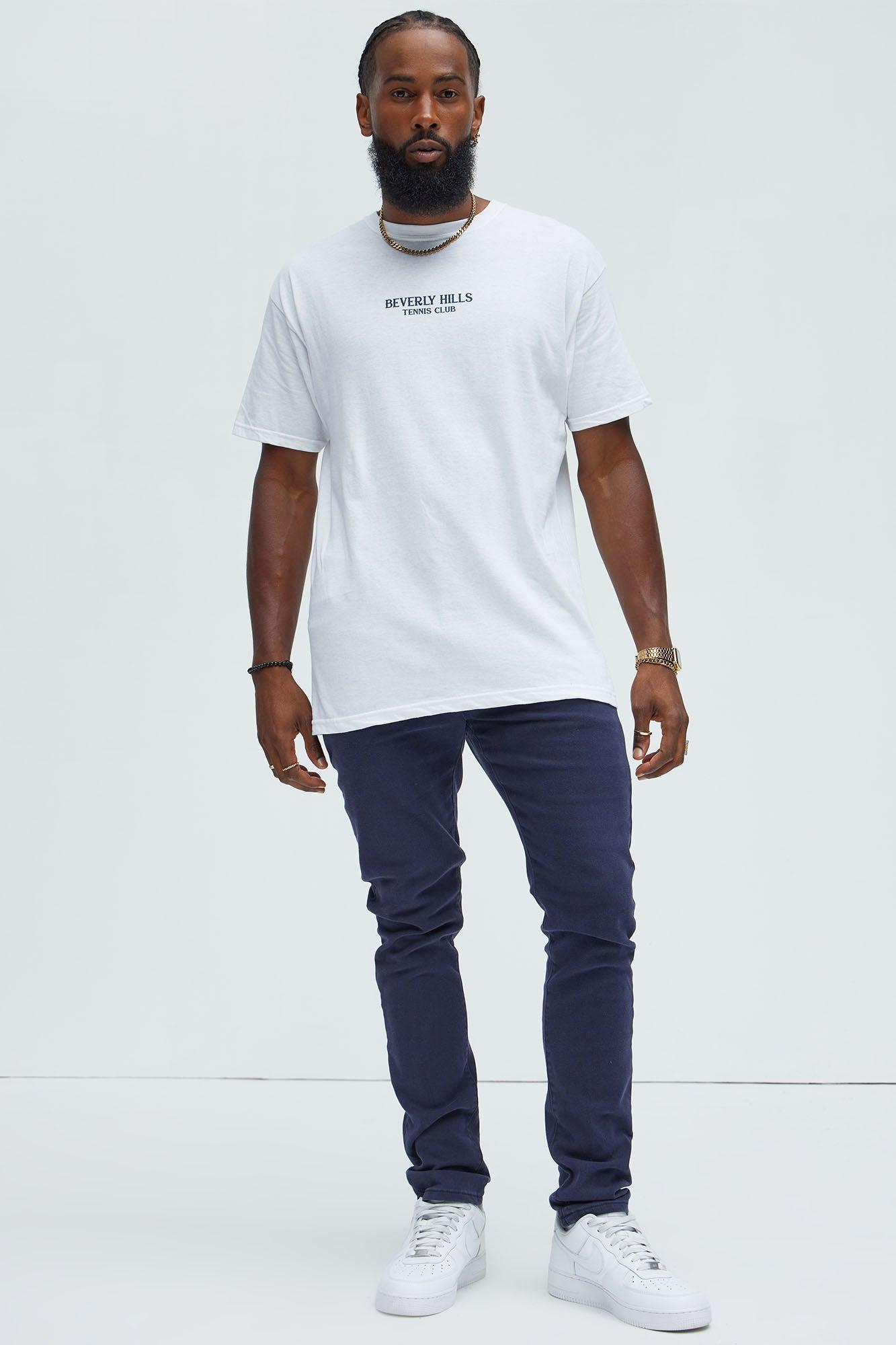 Cornell Stacked Skinny Jeans - Navy Product Image