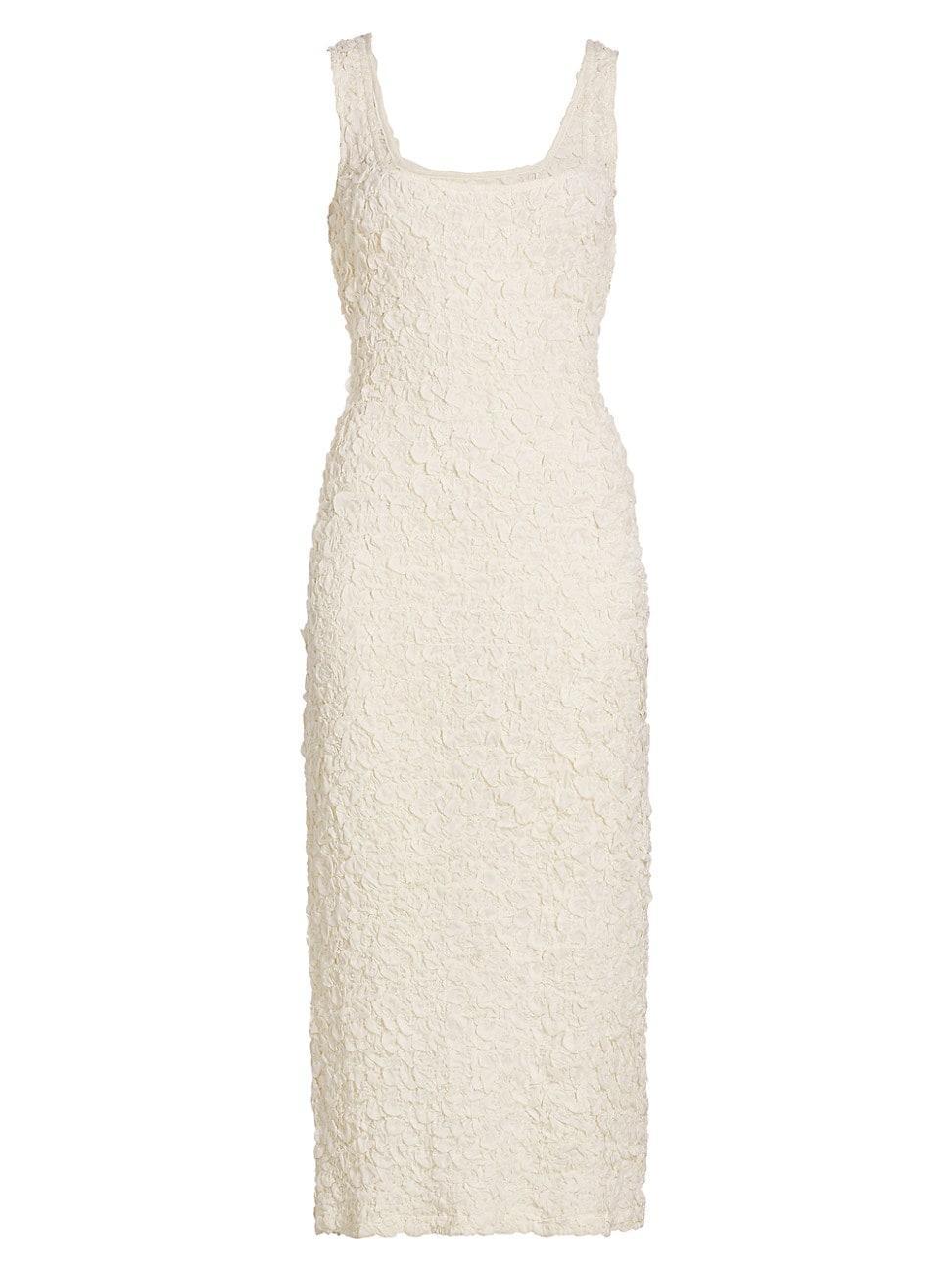 Womens Sloan Textured Sleeveless Column Midi-Dress Product Image