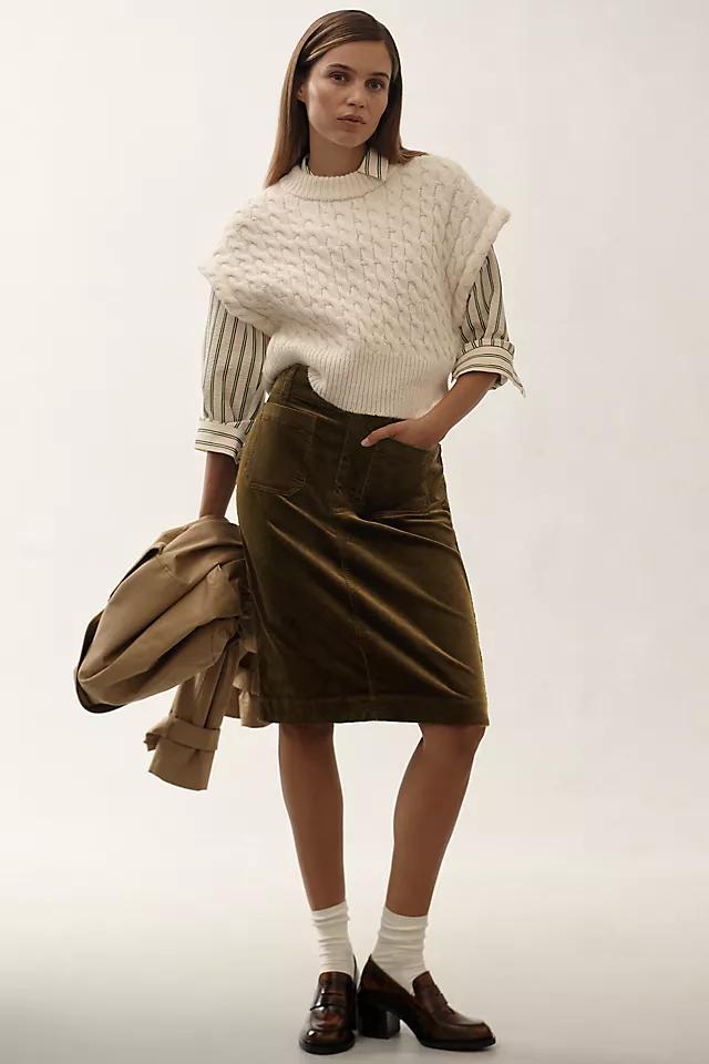 The Colette Corduroy Skirt by Maeve Product Image