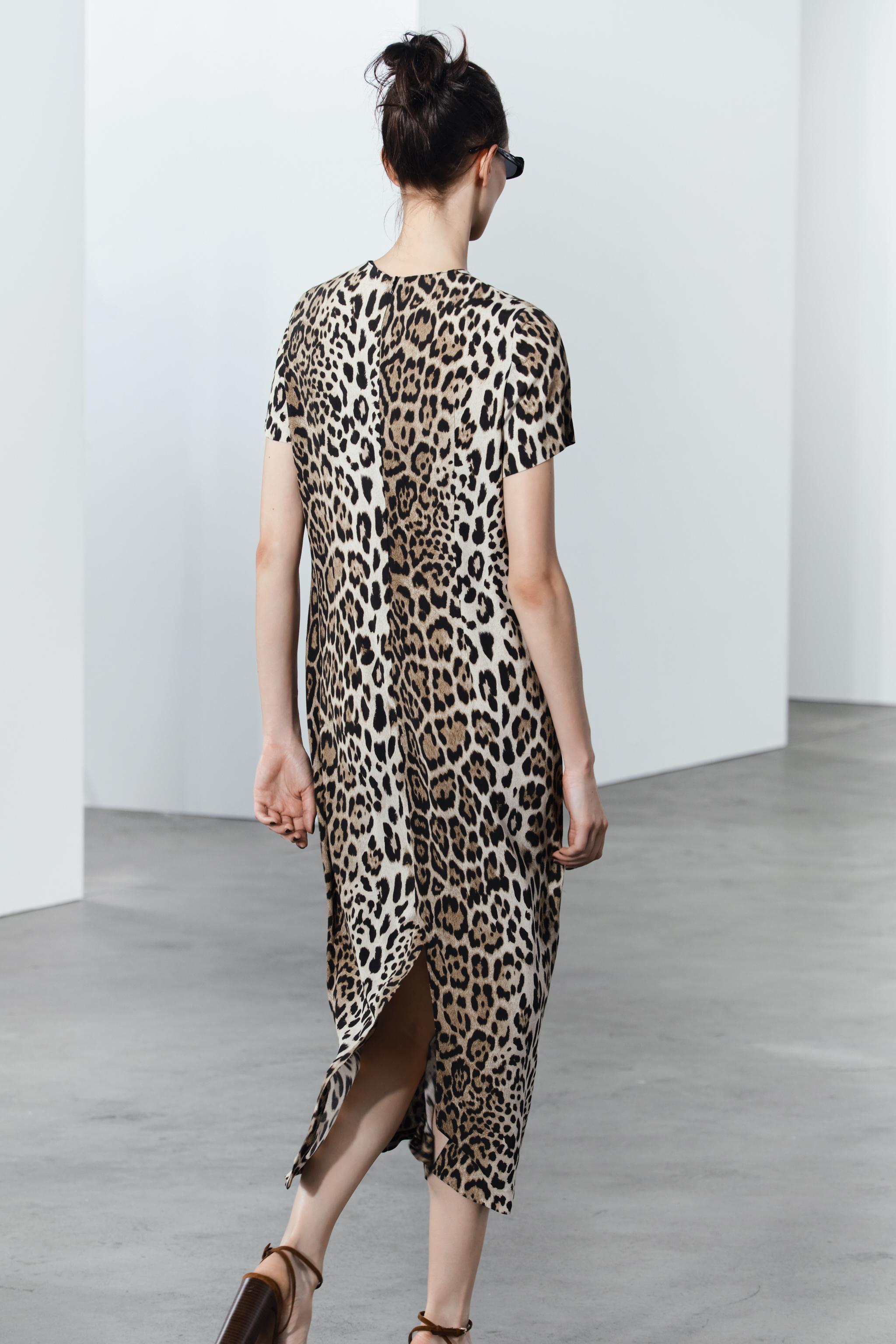 ANIMAL PRINT DRESS ZW COLLECTION Product Image