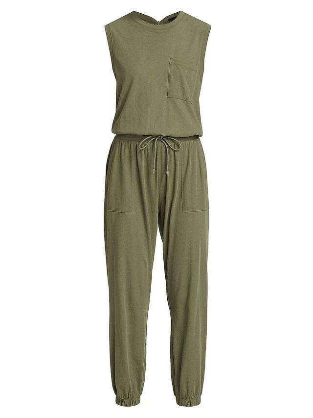 Womens High Torsion Sleeveless Jumpsuit Product Image