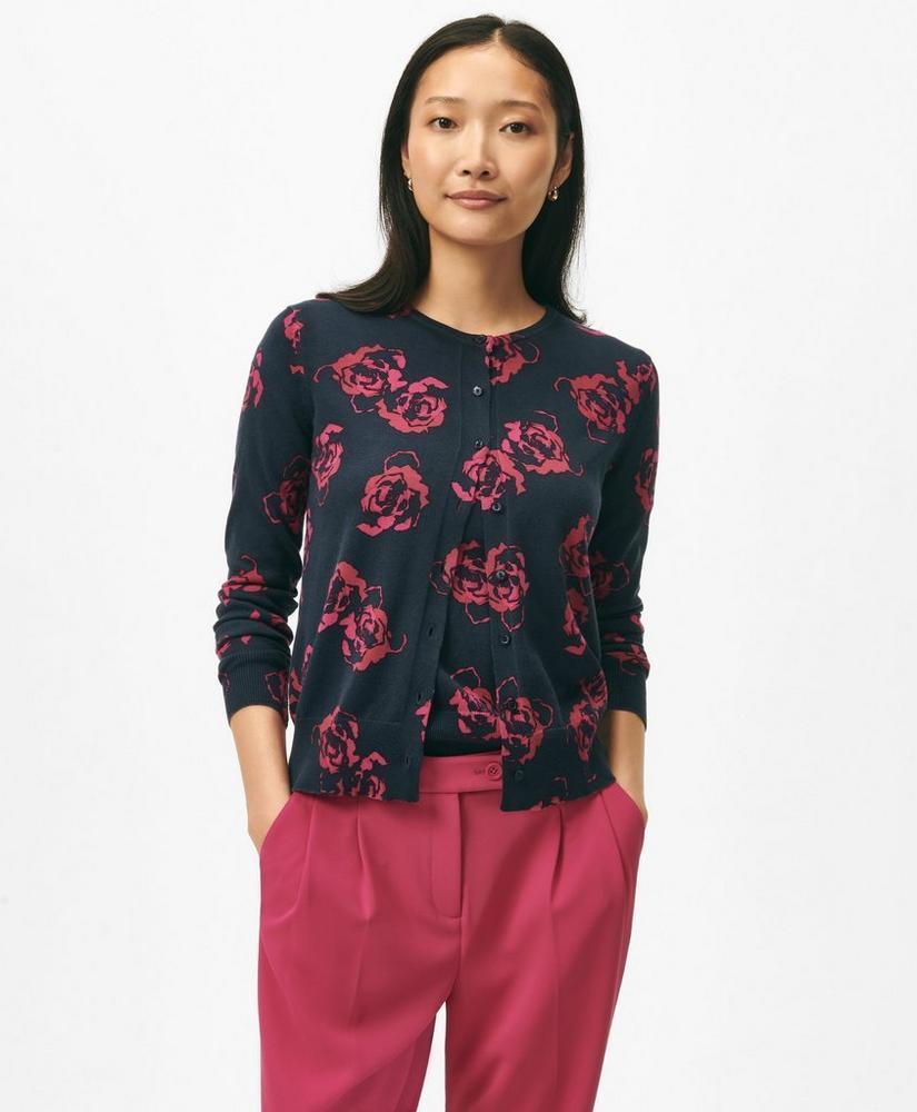 Twinset Rose Cardigan in Cotton Jersey Product Image