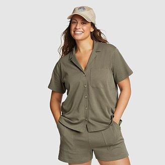 Women's Everyday Terry Camp Shirt product image