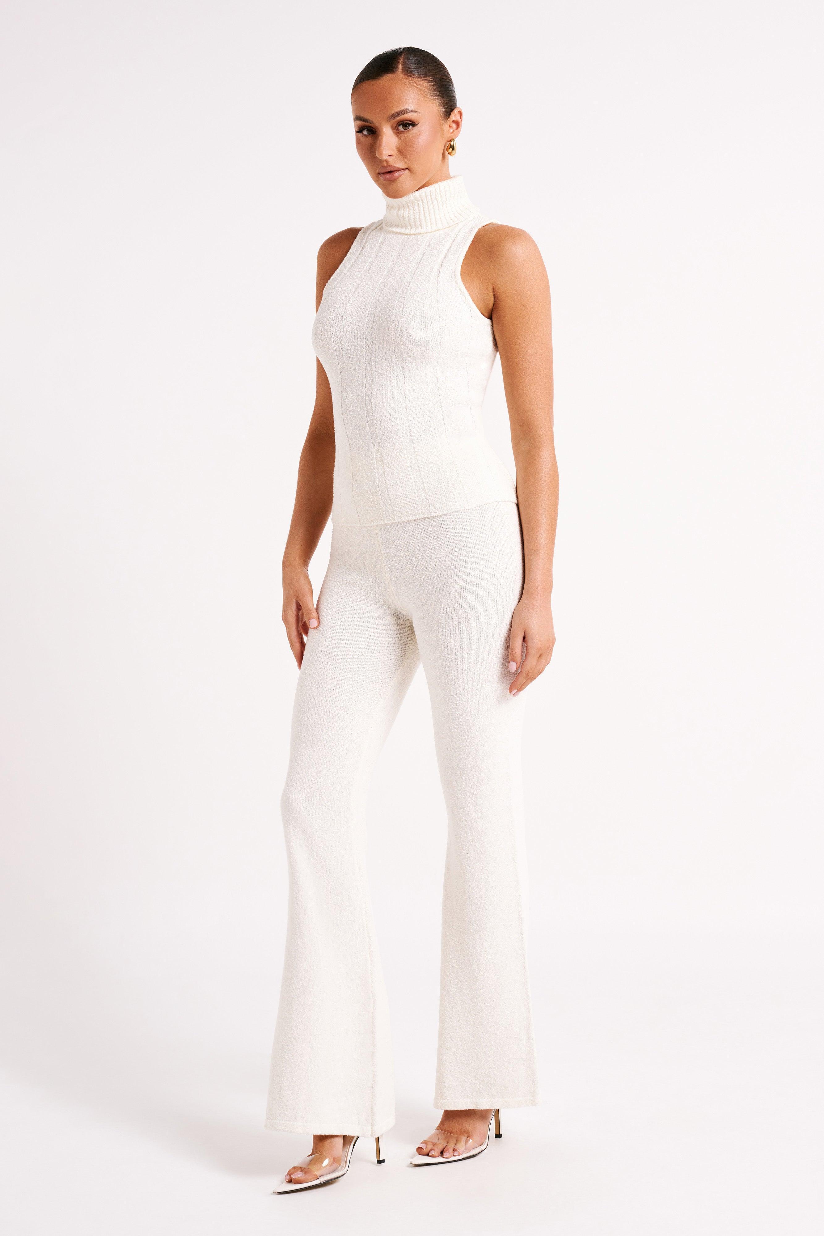 Angelina Knit Pants - Ivory Product Image